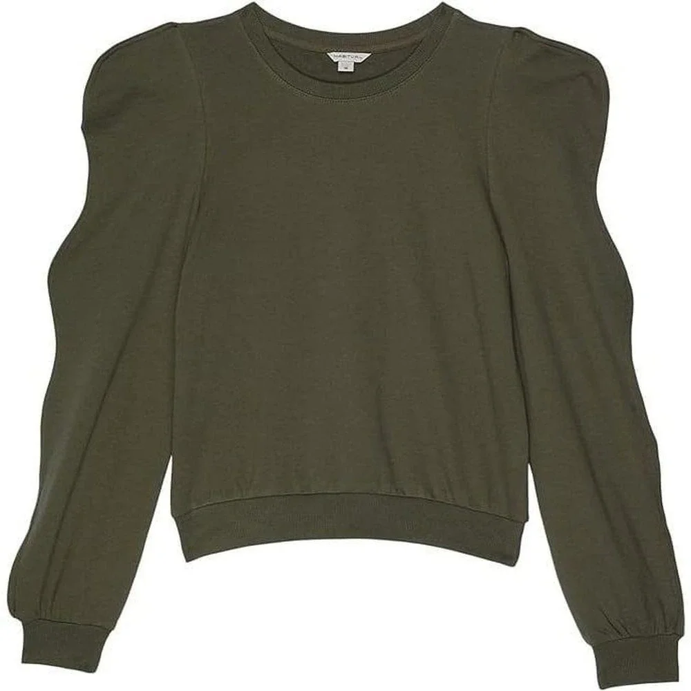 Girls' Piped Pullover Top by Habitual Olive Size 16 New With Tags